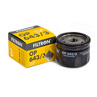 Фильтр масляный Filtron OP643/3 RENAULT LOGAN/CLIO/MEGANE/LAGUNA