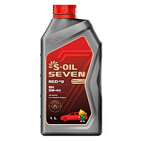 Масло моторное S-Oil Seven RED #9 5w40 SN 1л синт