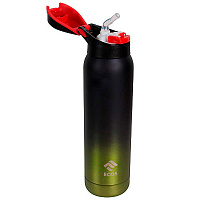 Термобутылка спортивная ECOS Leonard с трубочкой 500мл зеленая