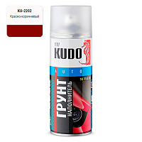 KUDO KU-2202 Грунт-наполнитель 1К красно-коричневый 520мл.101007