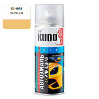 KUDO KU-4010 Эмаль №225 желтая 520мл.  10119