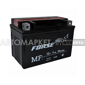 АКБ Forse- мото 9 а/ч MF 12V9 YTX-9BS 150*85*108