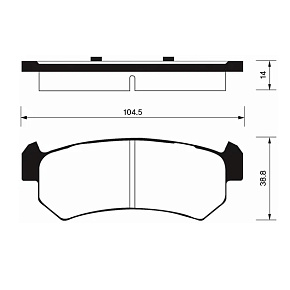 Колодки тормозные Sangsin SP1160 дисковые