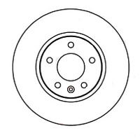 Диск тормозной MILES K000962 CHEVROLET CRUZE/OPEL ASTRA J R16 09- (D=300мм) передний