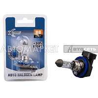 Лампа 12V H8 35W PGJ19-1 +30% Xenite 1шт 1007091