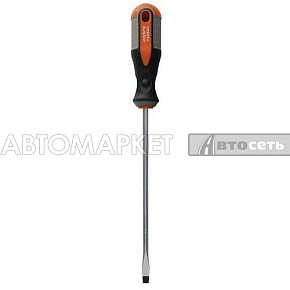 Отвертка крестовая Round Grip PH3*200мм Ombra 751320