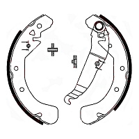 Колодки тормозные TRW GS8637 (OJD0766) (Astra F 91->/Astra G 98->/Combo 94->/Vectra B95->/Zafira 99->)