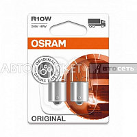 Лампа 24V R10W Osram 5637-02B BA15s 2шт