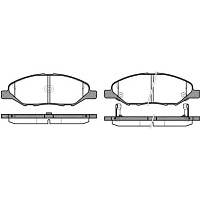 Колодки тормозные Remsa 1293.02 дисковые передние (NISSAN TIIDA)