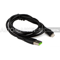 Кабель-переходник WIIIX USB-Lighthing черный (CB020-U8-10B) 1m