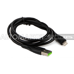 Кабель-переходник WIIIX USB-Lighthing черный (CB020-U8-10B) 1m