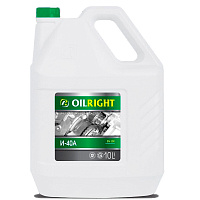 Масло индустриальное OILRIGHT . И-40А 10л мин