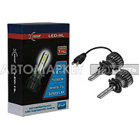 Лампа светодиодная 12V H7 70W 3200Lm 5000K Xenite 2шт 1009636