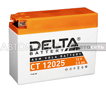 АКБ Delta 1000 R CT 12025 YTX4B-BS 6CT-2,5 пр.п.