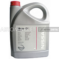 Масло моторное Nissan Motor Oil 5W40 5л синт.