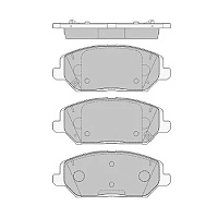 Колодки тормозные Sangsin SP4242 диск. передние