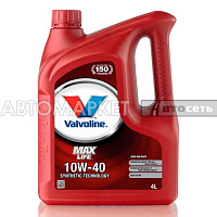 *Valvoline моторное масло MaxLife 10W40 4л SL\CF 17908***