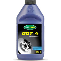 Жидкость тормозная OILRIGHT  DOT-4 910г  (12)