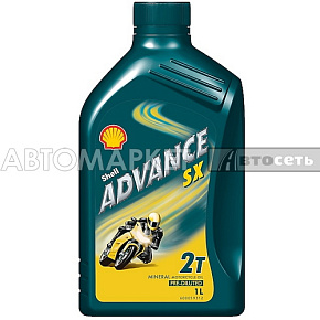 Масло д/2-х тактных двигателей Shell Advance SX2 1л