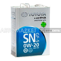 Масло моторное Toyota 0w20 SN/CF 4л син. (08880-10505) 497204А