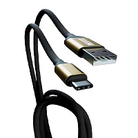 Кабель-переходник WIIIX USB-Type-C черный (CB120-UTC-10B) 1м