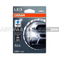 Светодиод standart голубой (36мм.)  Osram C/5W 12V 6436BL-01B