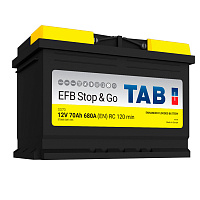 АКБ TAB EFB Stop & Go 6СТ-70.0 обр/п (212070)