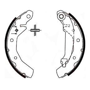 Колодки тормозные TRW GS8645 (DAEWOO Matiz/Tico 0,8L 95=>)