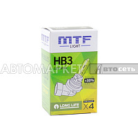 Лампа галогенная MTF light HB3 9005 12V 65W LONG LIFE