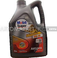 Масло моторное MOBIL Super 3000 X1 5W40 5л по цене 4х синт.