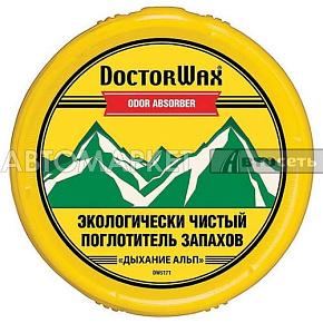 Экологически чистый поглотитель запаха "Дыхание альп" DoctorWax DW5171