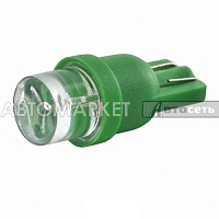 Лампа 12V-5W светодиодная Green б/цоколя M30407