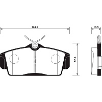 Колодки тормозные Sangsin SP1482 диск. передние