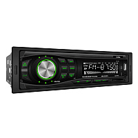Автомагнитола AurA AMH-240WG USB/SD/FM/AUX зелёная подсветка 12/24V
