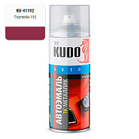 KUDO KU-41192 Эмаль ремонтная метализированная "Портвейн 192" 520мл