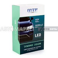 Лампа светодиодная H11 28W 5500K кулер MTF Light Dinamic Vision Led (2шт) DV11K5