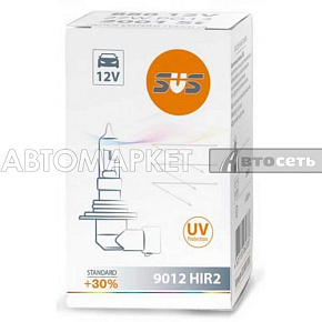 Лампа 9012 HIR2 12V 55W SVS PX22d Standard +30% /0200052000