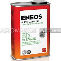 ENEOS моторное масло Super Gasoline 5W30 1л. синт SM OIL4073