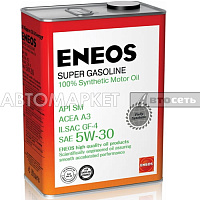 ENEOS моторное масло Super Gasoline 5W30 4л. синт SM OIL4070