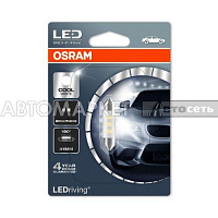 Светодиод холодный белый (6000K) standart Osram C/5W 12V 6441CW-01B