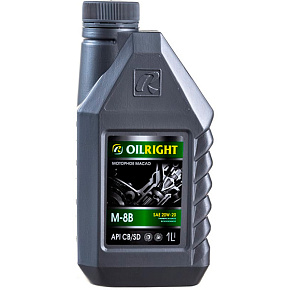 Масло моторное OILRIGHT  М8В SAE 20W20 1л мин