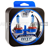 Лампа H8 MTF PALLADIUM 12V 35W (2шт.) HPA1208