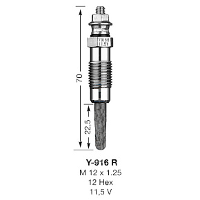 Свеча накала NGK Y-916R