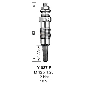 Свеча накала NGK Y-937R