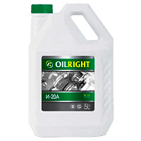 Масло индустриальное OILRIGHT И-20А 5л мин