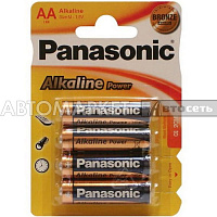 Батарейка Panasonic Alkaline Power LR6 BL4 (08737)   по 1 шт /4