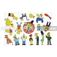 Наклейки "The Simpsons" 35*50см.