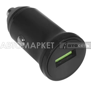 Зарядное устройство WIIIX UCC-1-11 с USB-портом (QC3.0) черный