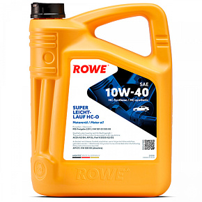 Масло моторное Rowe Hightec Super Leichtlauf 10W40 5л. 