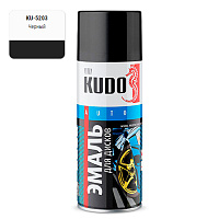 KUDO KU-5203 Эмаль д/дисков черная 520мл.